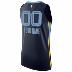 Nike Memphis Grizzlies 2020/21 Authentic Custom Jersey Navy