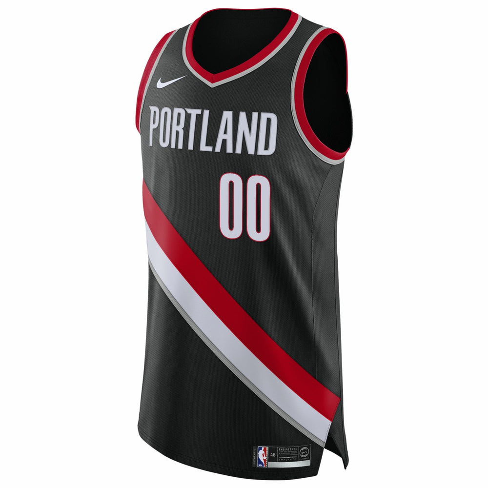 Nike Portland Trail Blazers 2020/21 Authentic Custom Jersey Black
