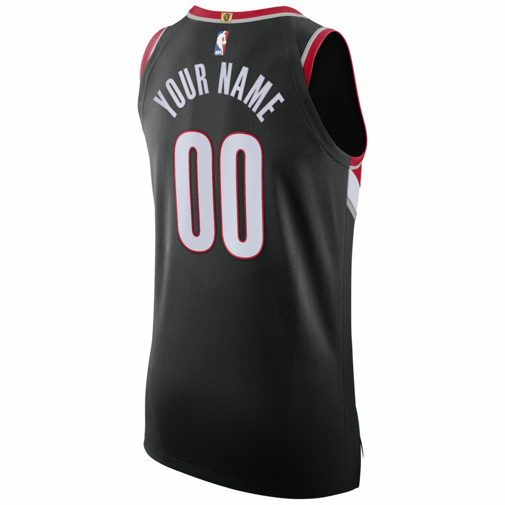 Nike Portland Trail Blazers 2020/21 Authentic Custom Jersey Black