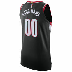 Nike Portland Trail Blazers 2020/21 Authentic Custom Jersey Black