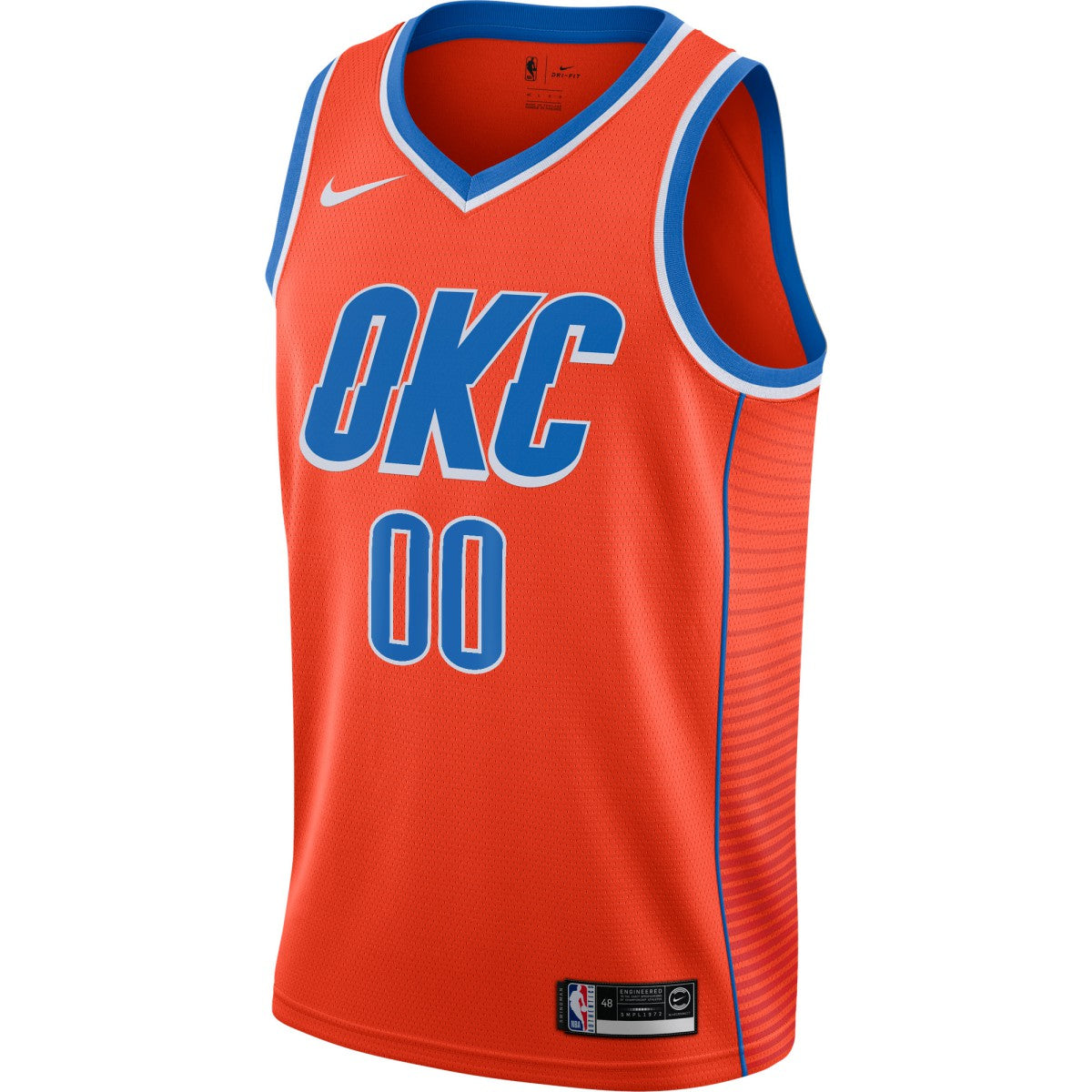 Oklahoma City Thunder Jordan Brand Swingman Custom Jersey