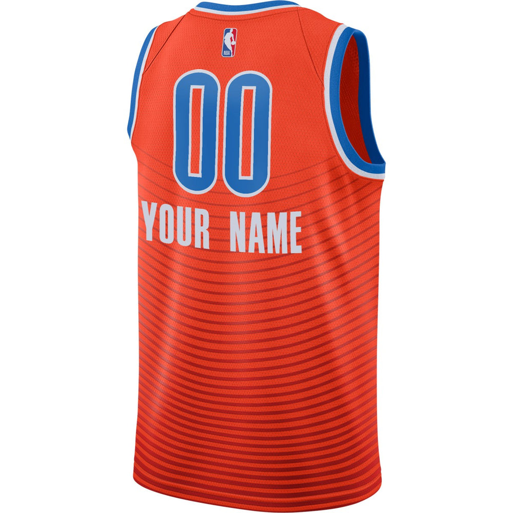 Oklahoma City Thunder Jordan Brand Swingman Custom Jersey