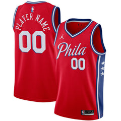 Philadelphia 76ers Jordan Brand Swingman Custom Jersey