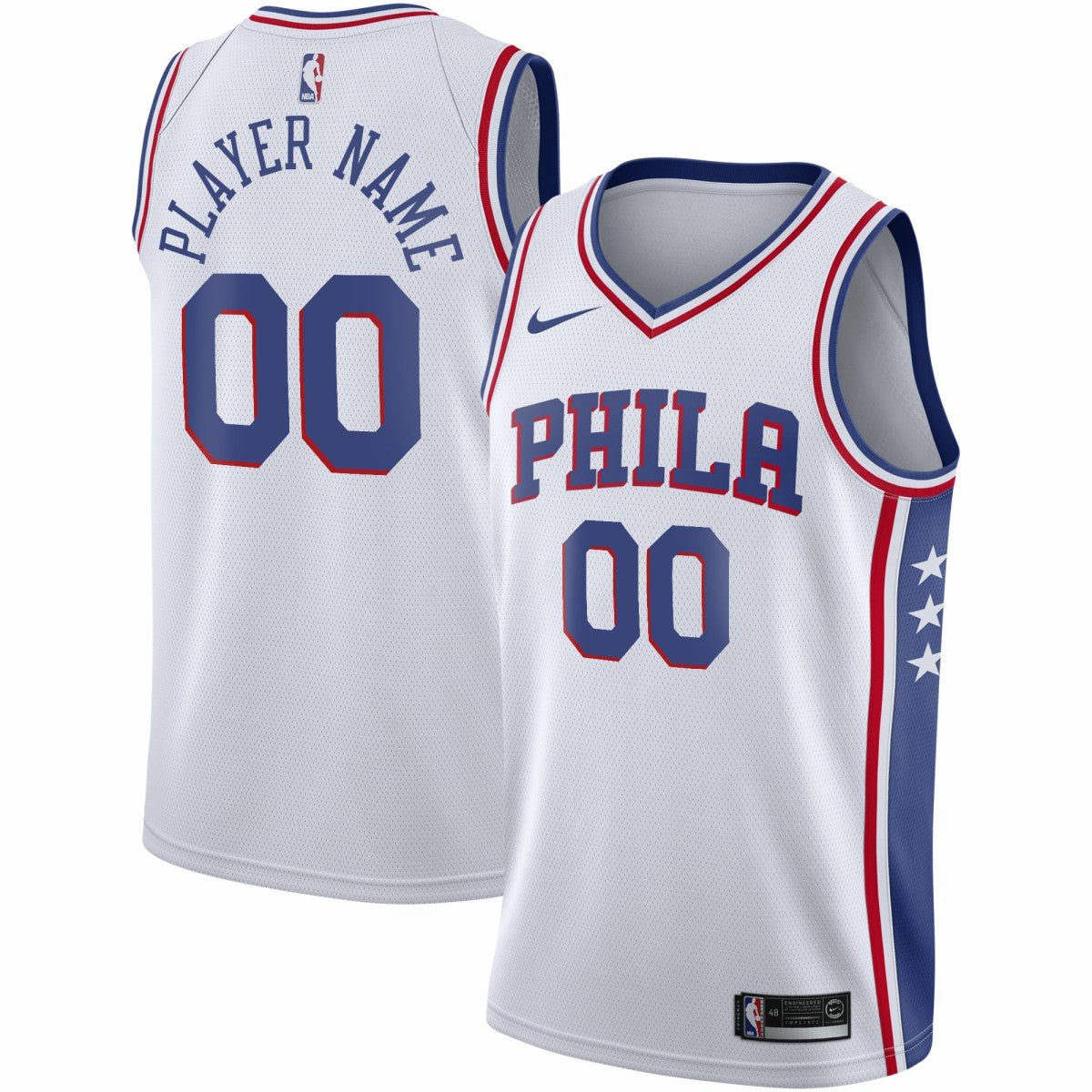 Nike Philadelphia 76ers 2020/21 Swingman Custom Jersey