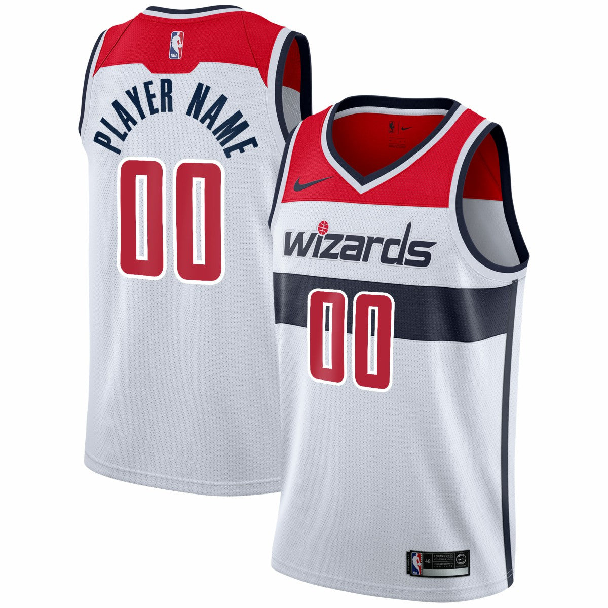 Nike Washington Wizards 2020/21 Swingman Custom Jersey