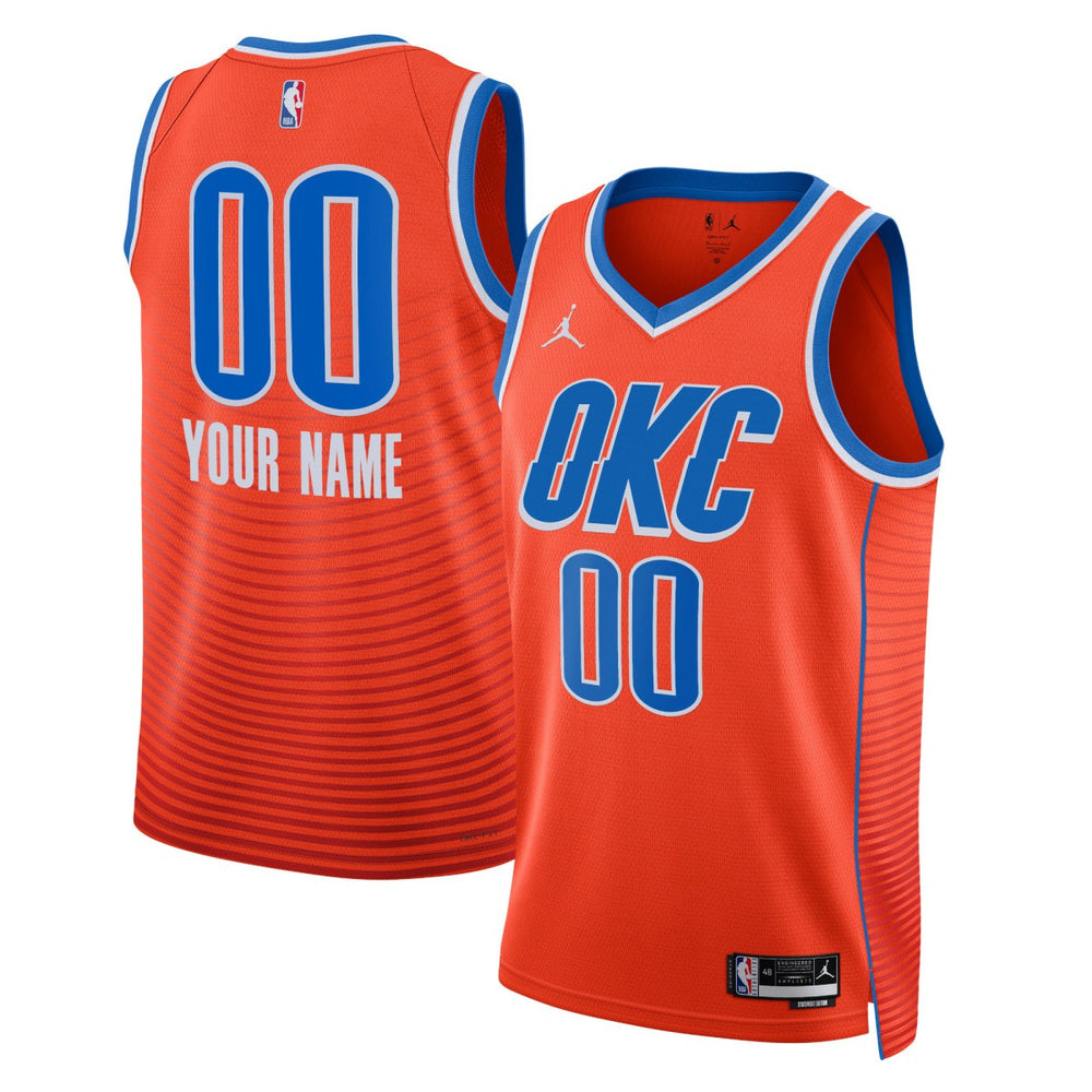 Oklahoma City Thunder Jordan Brand Unisex 2022/23 Swingman Custom Jersey