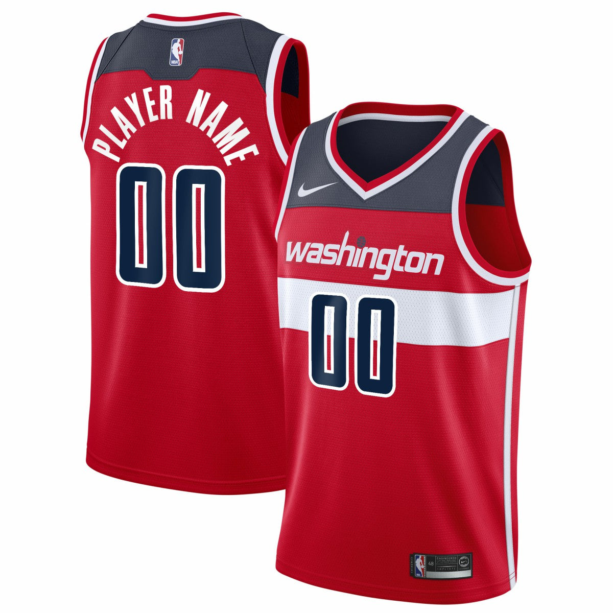 Nike Washington Wizards 2020/21 Swingman Custom Jersey