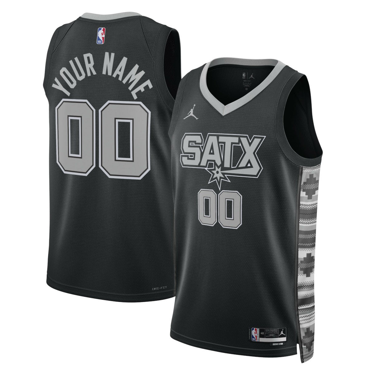 San Antonio Spurs Jordan Brand Unisex 2022/23 Swingman Custom Jersey