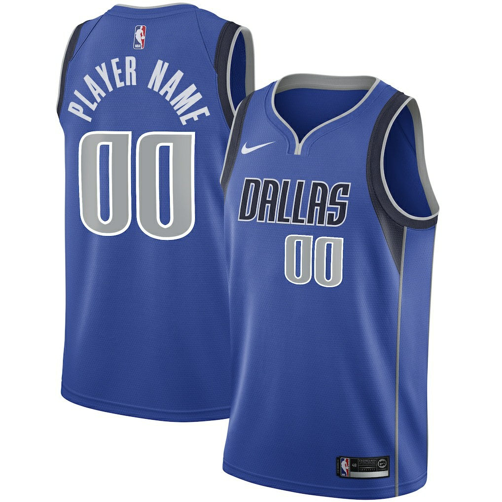 Nike Dallas Mavericks Swingman Custom Jersey Blue sale