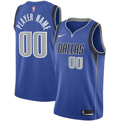 Nike Dallas Mavericks Swingman Custom Jersey Blue sale