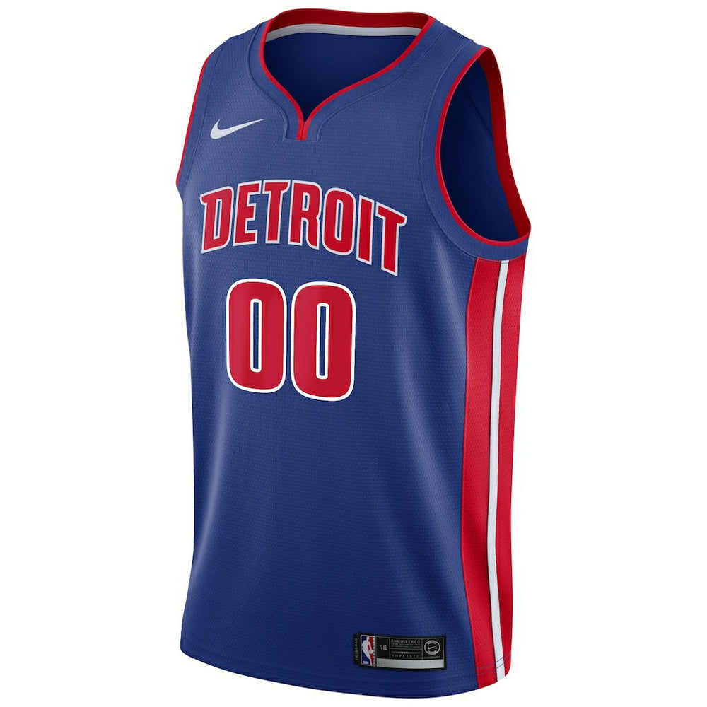 Nike Detroit Pistons Swingman Custom Jersey Blue sale