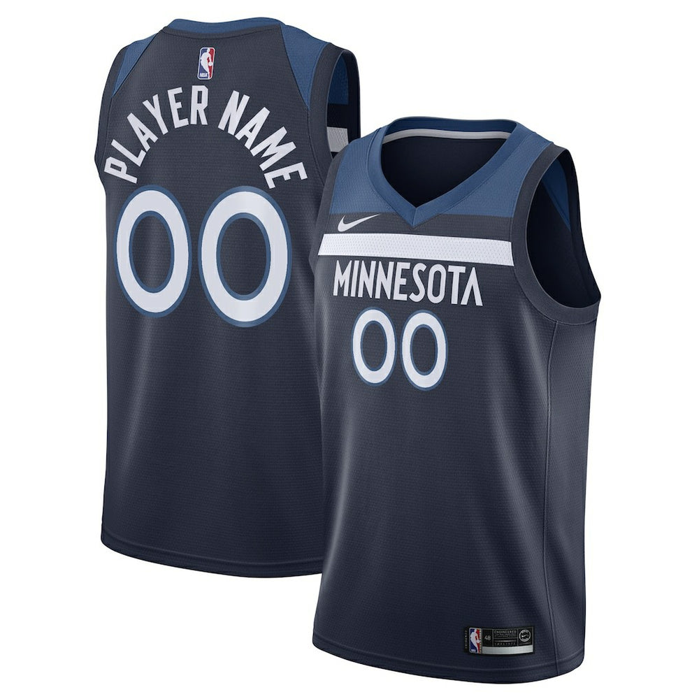 Nike Minnesota Timberwolves Swingman Custom Jersey Navy