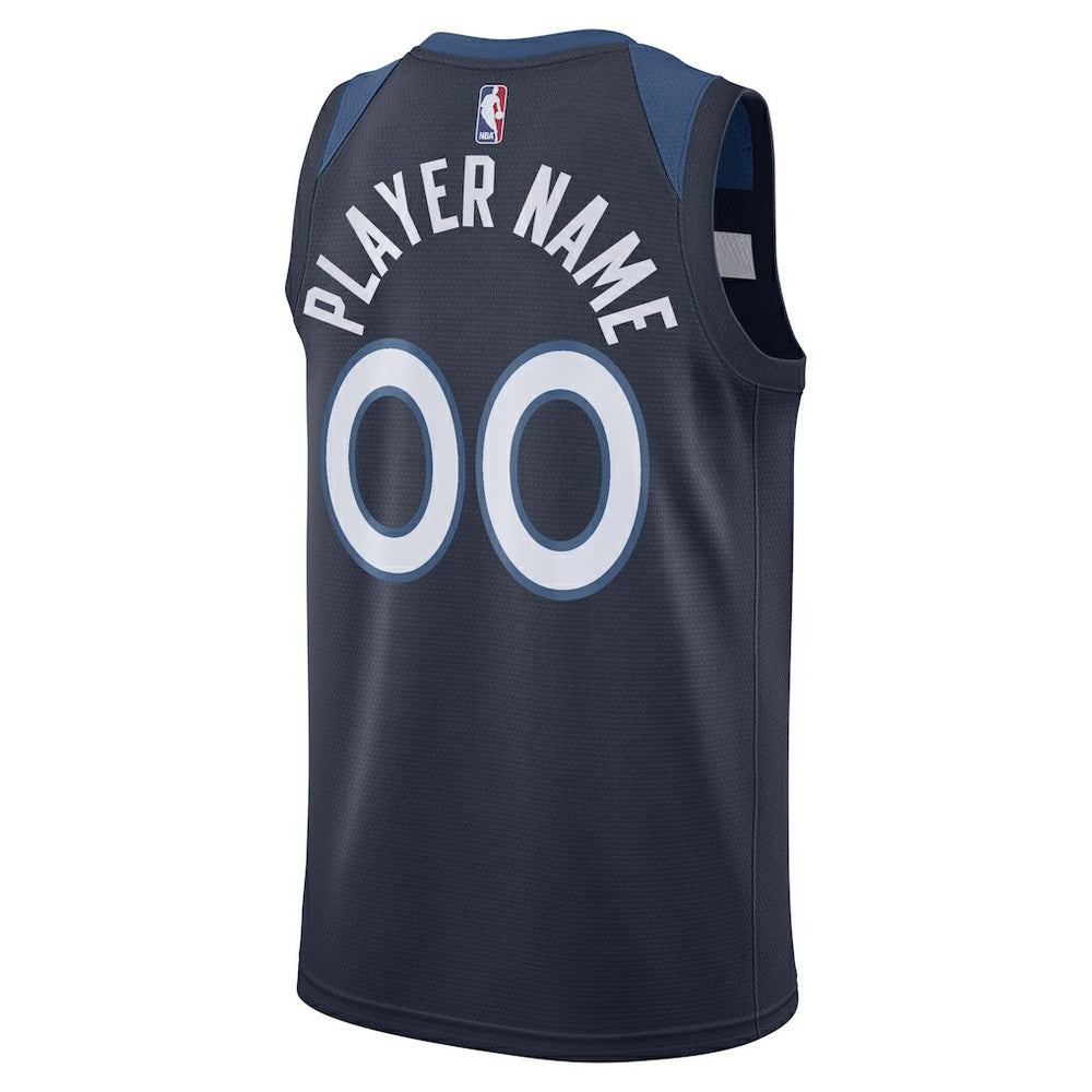 Nike Minnesota Timberwolves Swingman Custom Jersey Navy