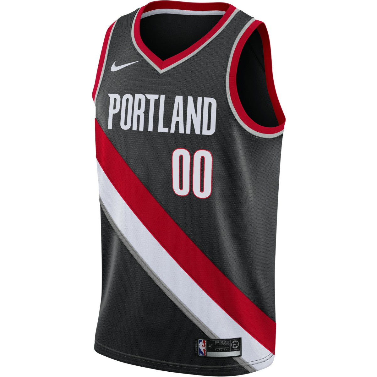 Nike Portland Trail Blazers Swingman Custom Jersey Black