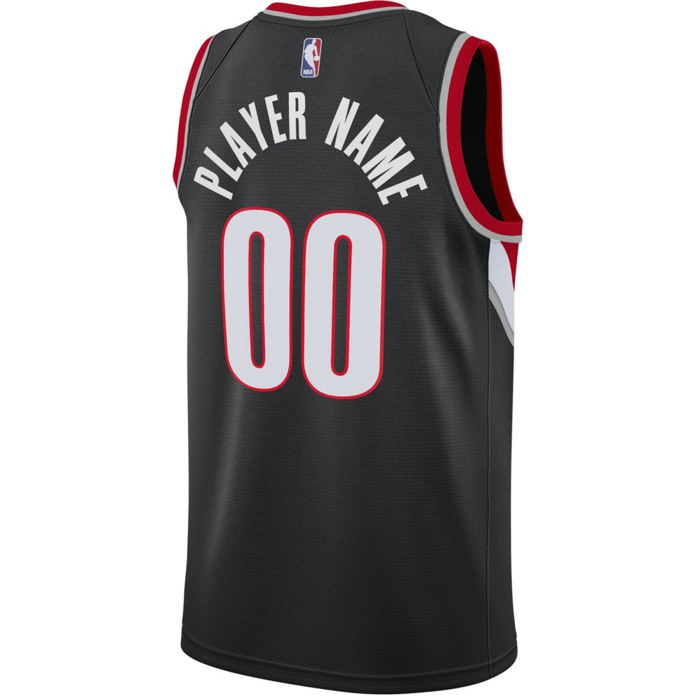 Nike Portland Trail Blazers Swingman Custom Jersey Black