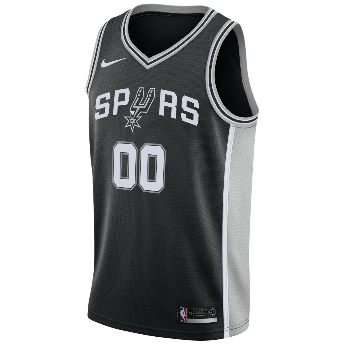 Nike San Antonio Spurs Swingman Custom Jersey Black