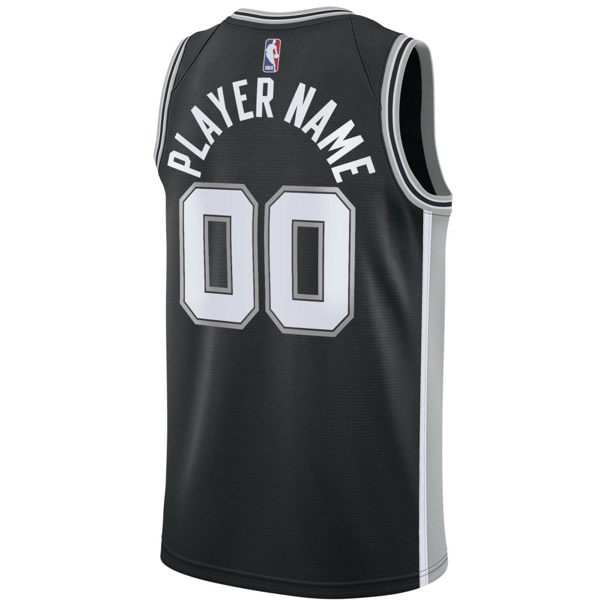 Nike San Antonio Spurs Swingman Custom Jersey Black