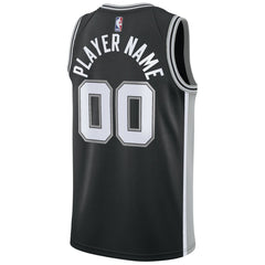 Nike San Antonio Spurs Swingman Custom Jersey Black