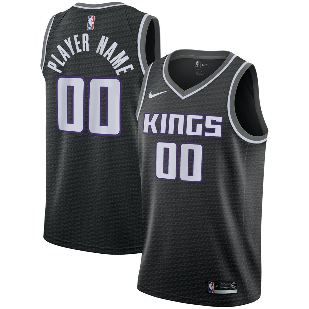 Nike Sacramento Kings Swingman Custom Jersey Black