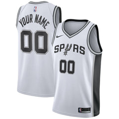 Nike San Antonio Spurs Custom Swingman Jersey White