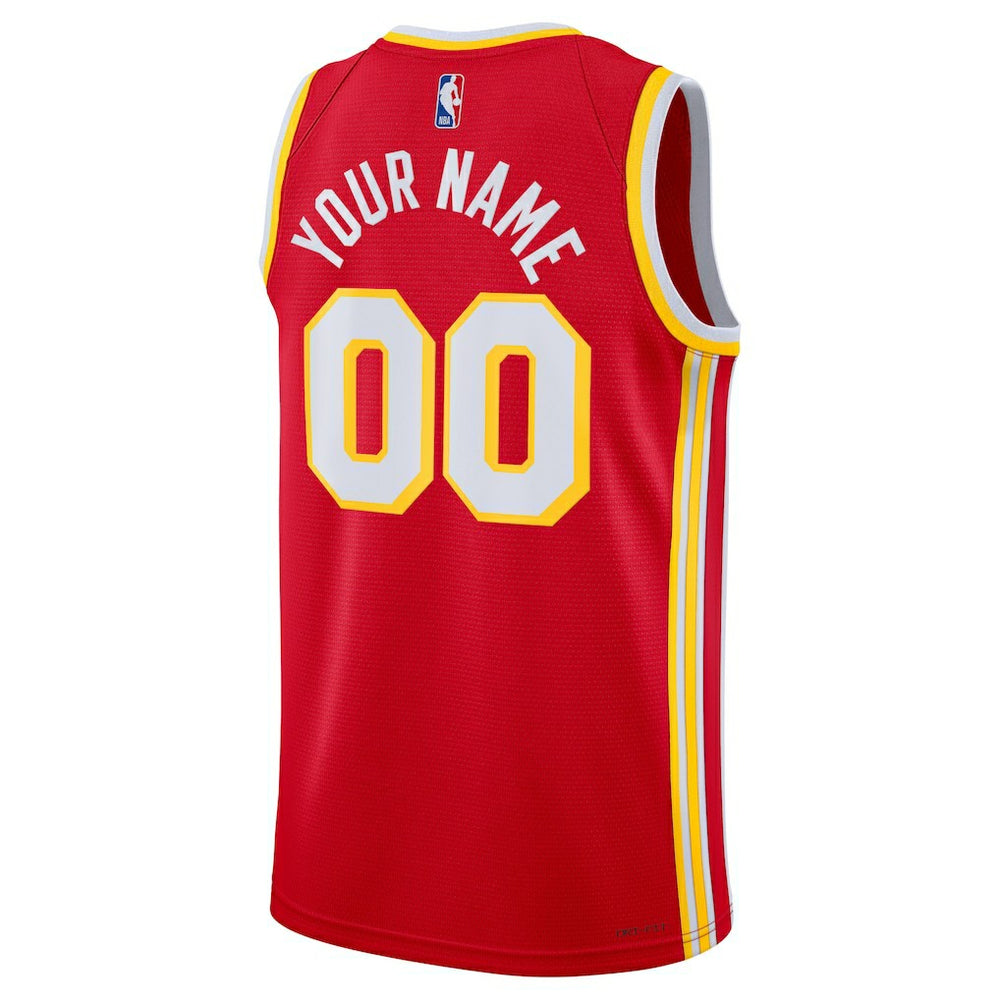 Nike Atlanta Hawks Unisex Swingman Custom Jersey Red