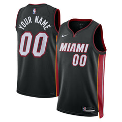 Nike Miami Heat Unisex Swingman Custom Jersey Black