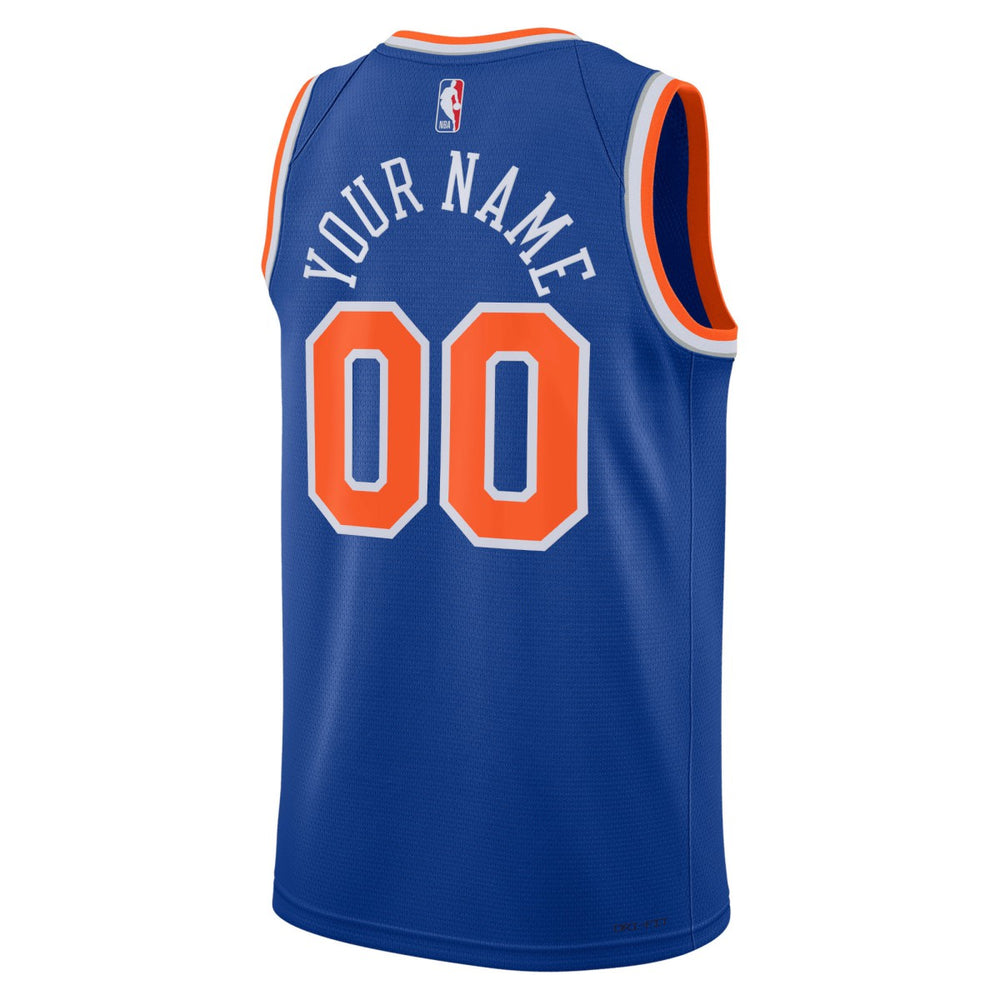 Nike New York Knicks Unisex Swingman Custom Jersey Blue