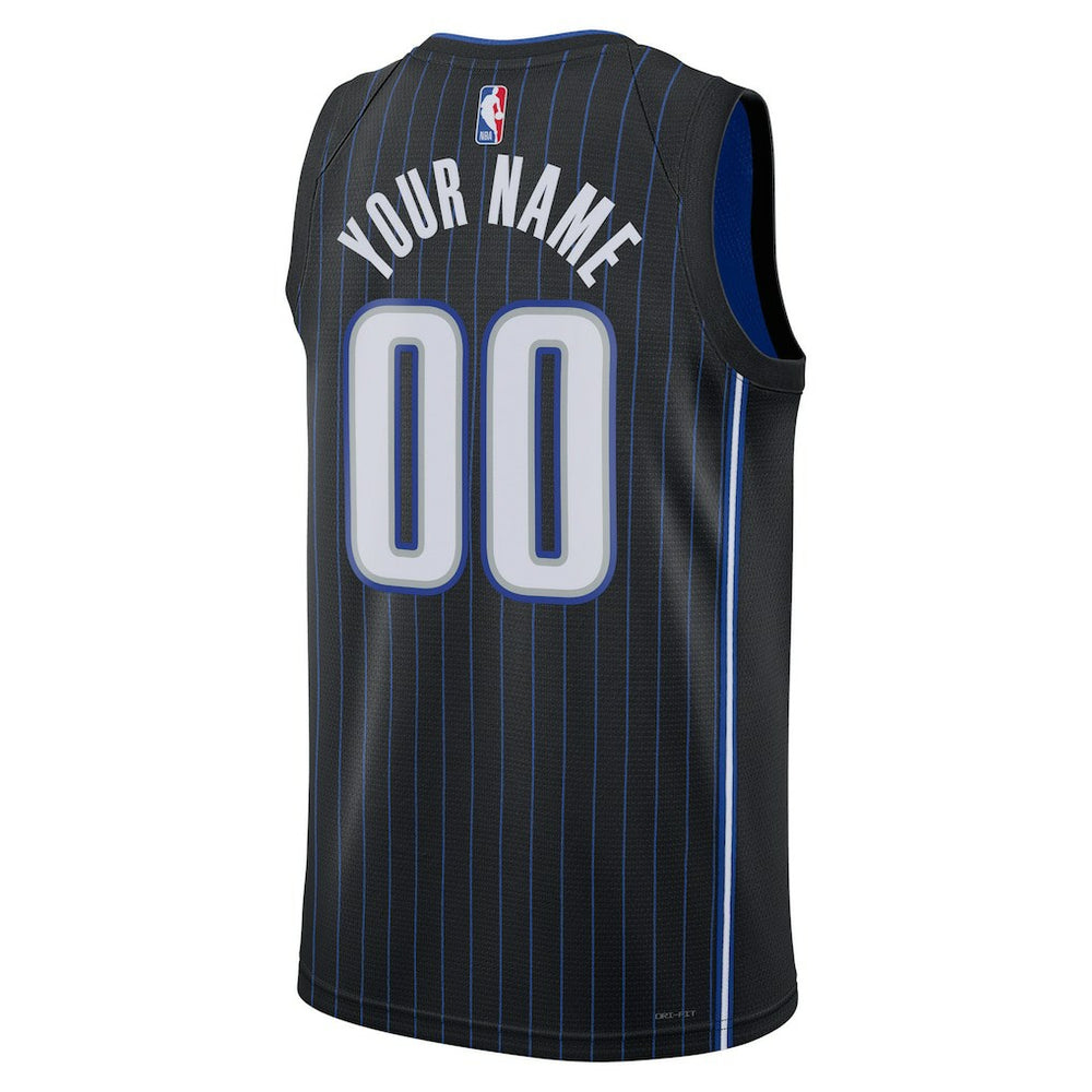 Nike Orlando Magic Unisex Swingman Custom Jersey Black