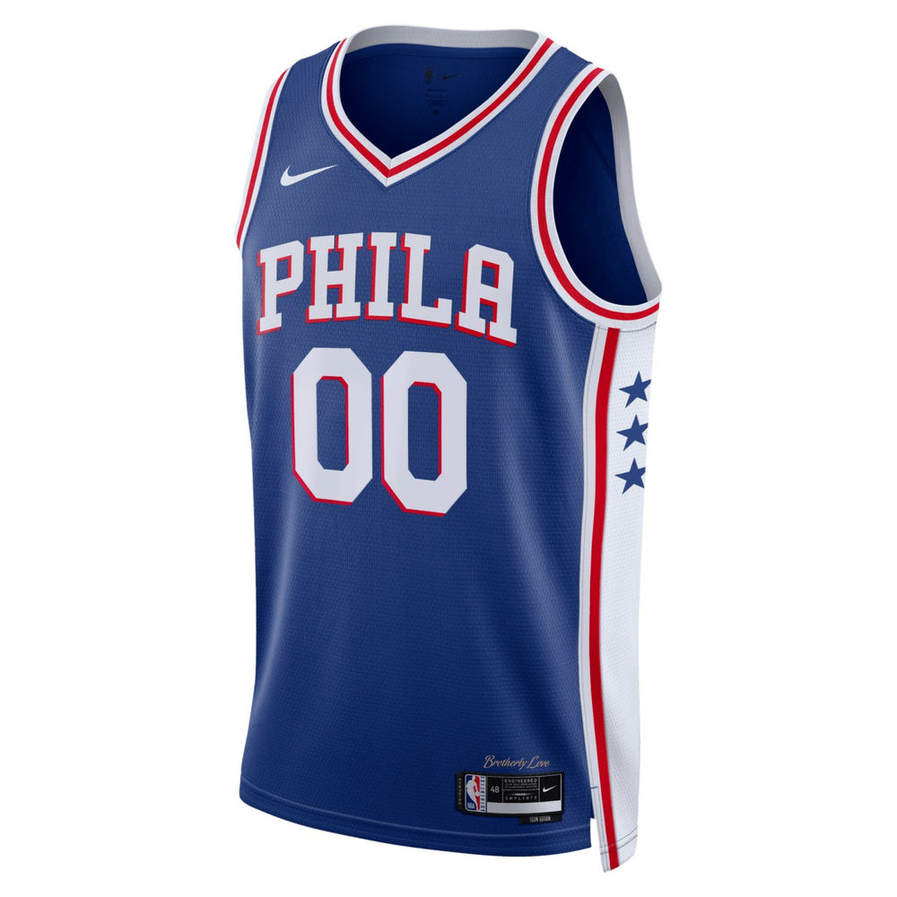 Nike Philadelphia 76ers Unisex 2022/23 Swingman Custom Jersey Royal