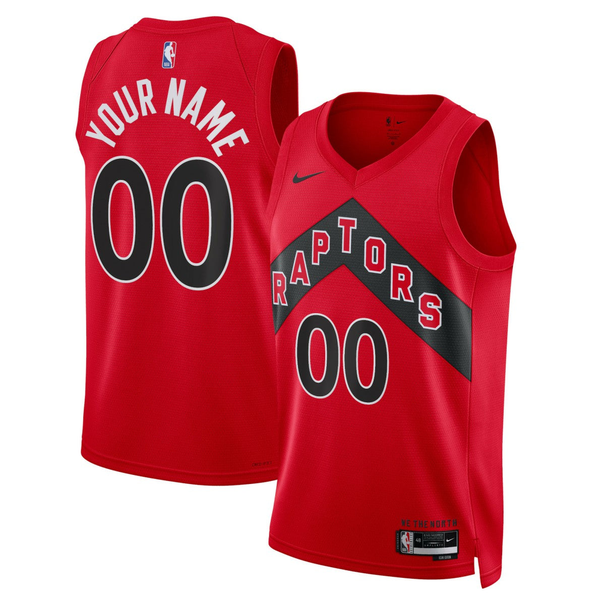 Nike Toronto Raptors Unisex Swingman Custom Jersey Red