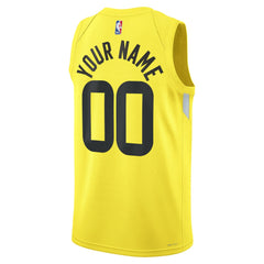 Nike Utah Jazz Unisex Swingman Custom Jersey Gold