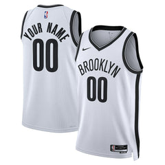 Nike Brooklyn Nets Unisex Swingman Custom Jersey White