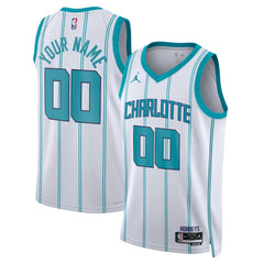Charlotte Hornets Jordan Brand Unisex Swingman Custom Jersey White
