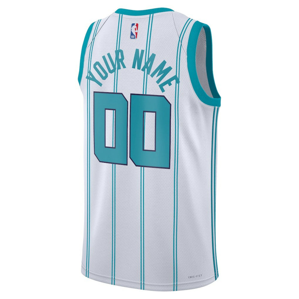 Charlotte Hornets Jordan Brand Unisex Swingman Custom Jersey White