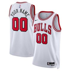 Nike Chicago Bulls Unisex Swingman Custom Jersey White