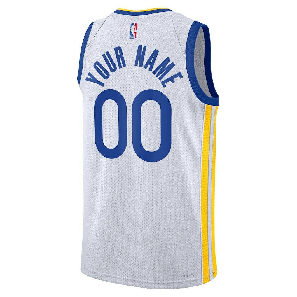 Nike Golden State Warriors Unisex Swingman Custom Jersey White sale