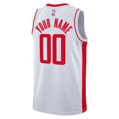 Nike Houston Rockets Unisex Swingman Custom Jersey White