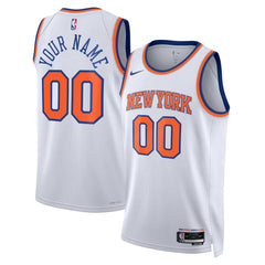 Nike New York Knicks Unisex Swingman Custom Jersey White