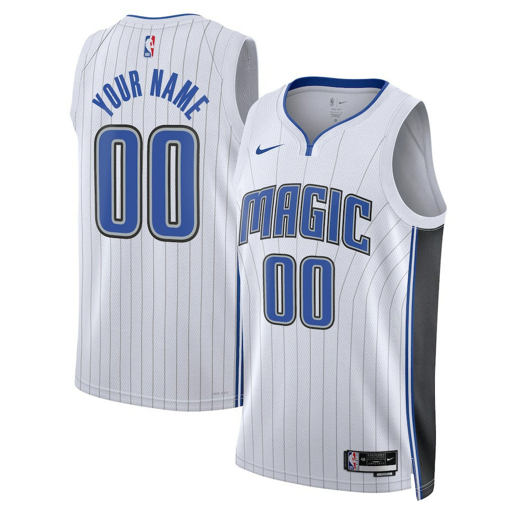 Nike Orlando Magic Unisex Swingman Custom Jersey White