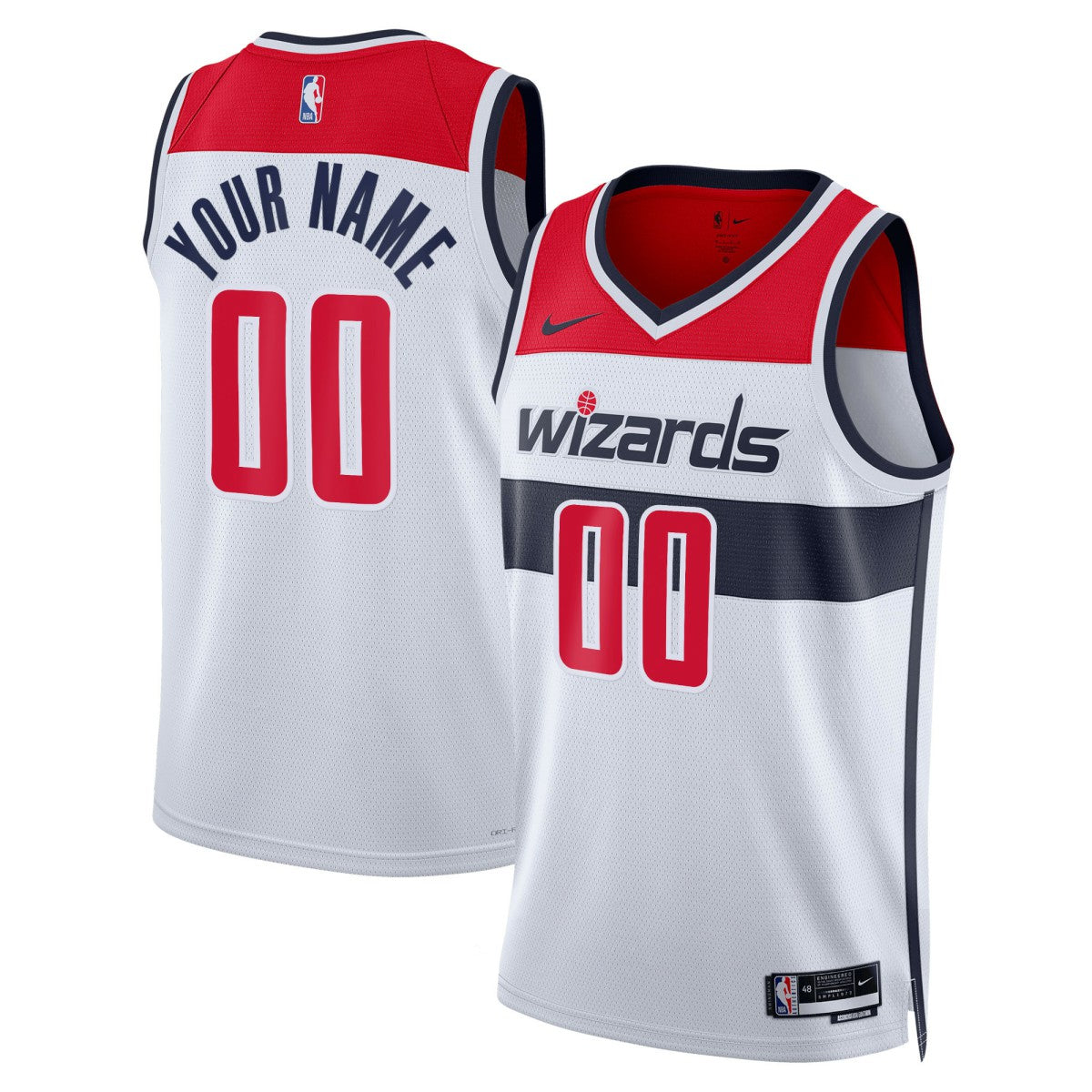 Nike Washington Wizards Unisex Swingman Custom Jersey White