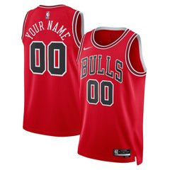 Nike Chicago Bulls Unisex Swingman Custom Jersey Red sale