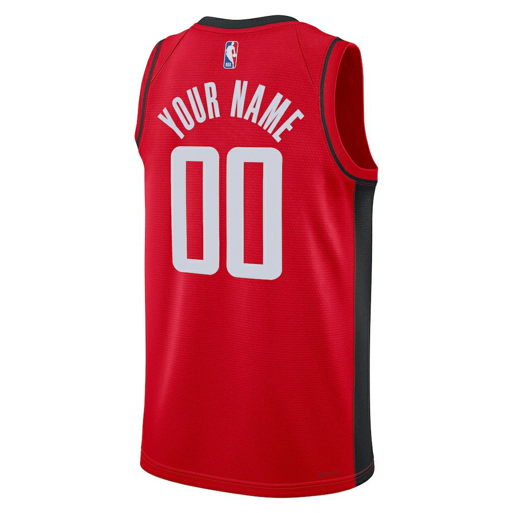 Nike Houston Rockets Unisex Swingman Custom Jersey Red