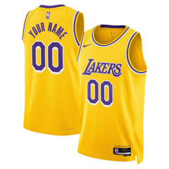 Nike Los Angeles Lakers Unisex Swingman Custom Jersey Gold