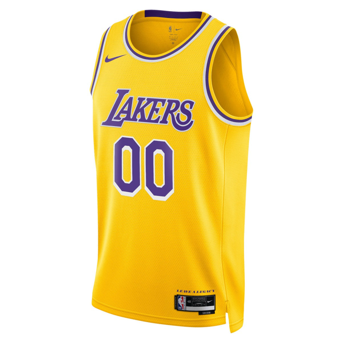 Nike Los Angeles Lakers Unisex Swingman Custom Jersey Gold