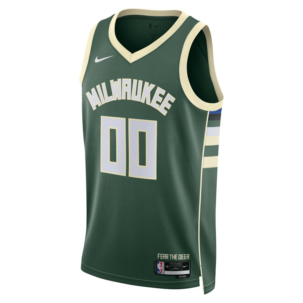 Nike Milwaukee Bucks Unisex Swingman Custom Jersey Hunter Green