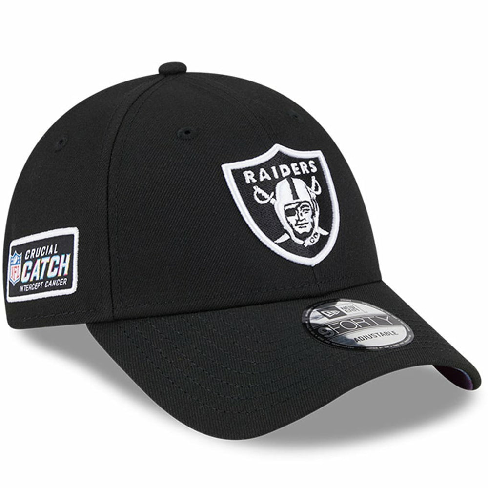 2023 NFL Crucial Catch 9FORTY Adjustable Hat - Las Vegas Raiders Hats