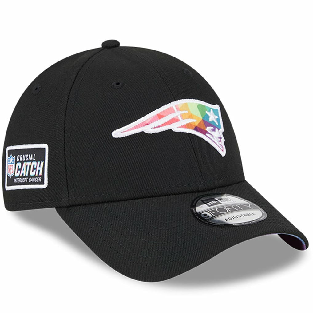 2023 NFL Crucial Catch 9FORTY Adjustable Hat - New England Patriots Hats