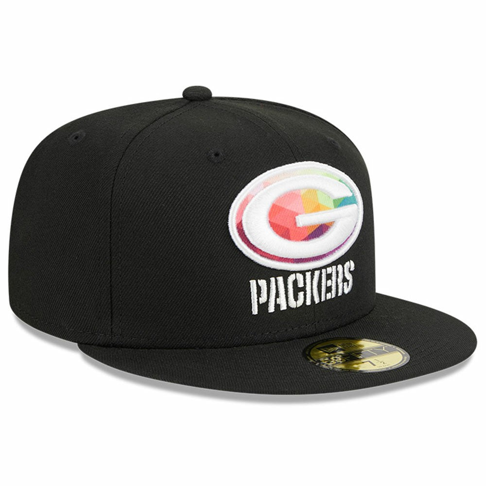 2023 NFL Crucial Catch 59FIFTY Fitted Hat - Green Bay Packers Hats