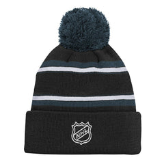 NHL Vegas Golden Knights Youth Jacquard Cuffed Knit Hat with Pom
