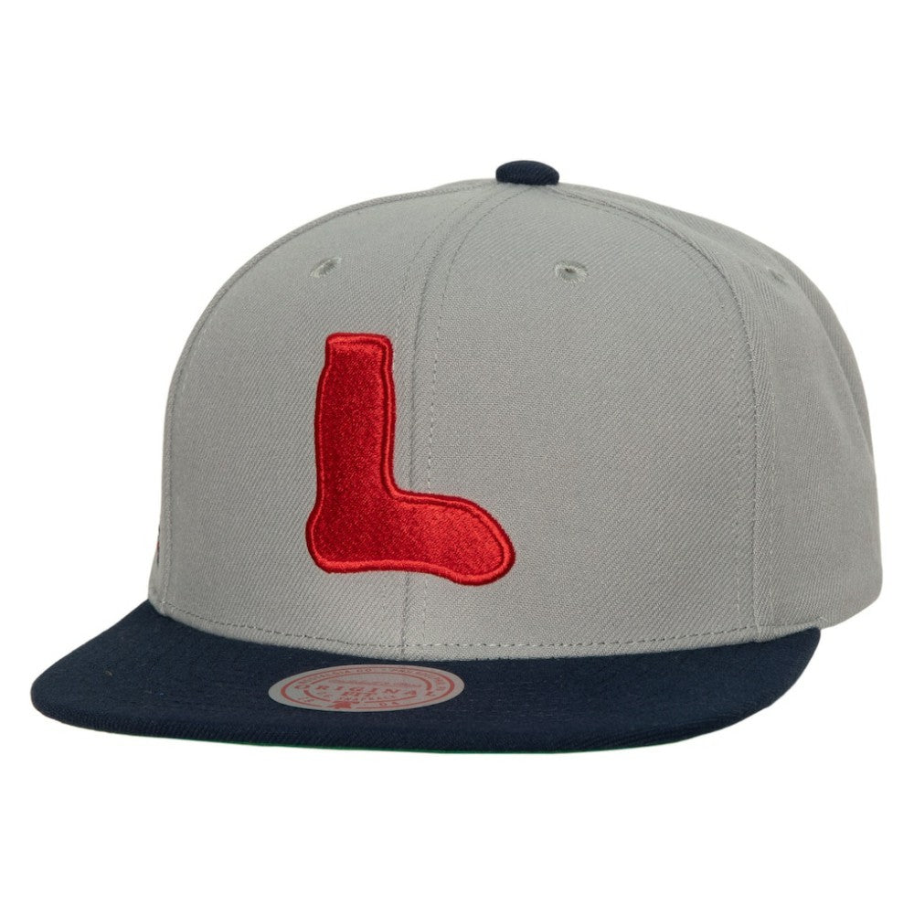 Gray Boston Red Sox Mitchell & Ness Cooperstown Collection Snapback Hat